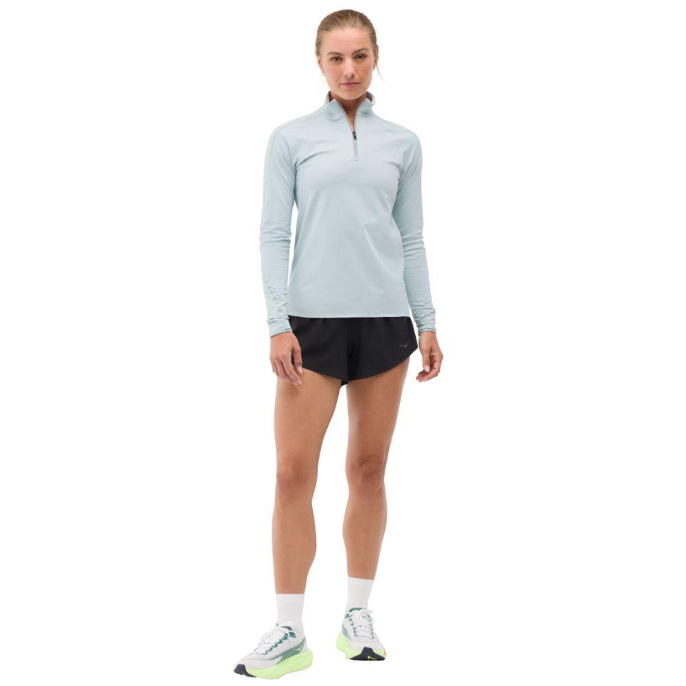 GLIDETECH QUARTER ZIP เสื้อยืดแขนยาวผู้หญิง