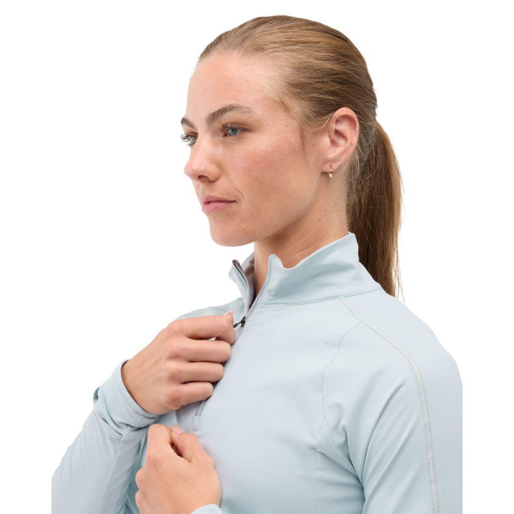 GLIDETECH QUARTER ZIP เสื้อยืดแขนยาวผู้หญิง