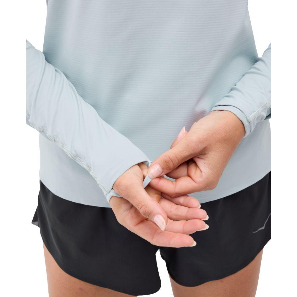 GLIDETECH QUARTER ZIP เสื้อยืดแขนยาวผู้หญิง