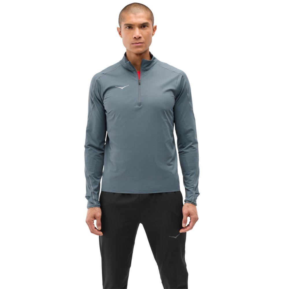 GLIDETECH QUARTER ZIP เสื้อยืดแขนยาวผู้ชาย
