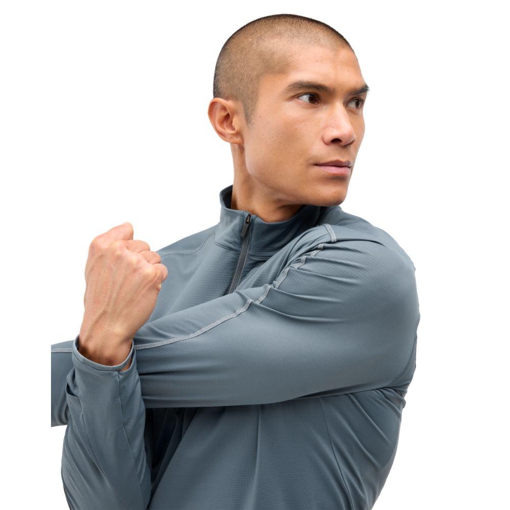 GLIDETECH QUARTER ZIP เสื้อยืดแขนยาวผู้ชาย