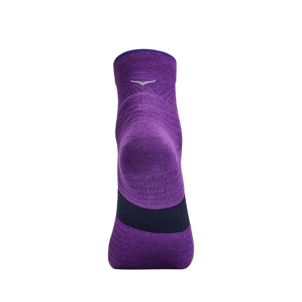 HOKA QUARTER RUN SOCK 3-PACK Unisex ถุงเท้าวิ่งสำหรับผู้ชายและผู้หญิง
