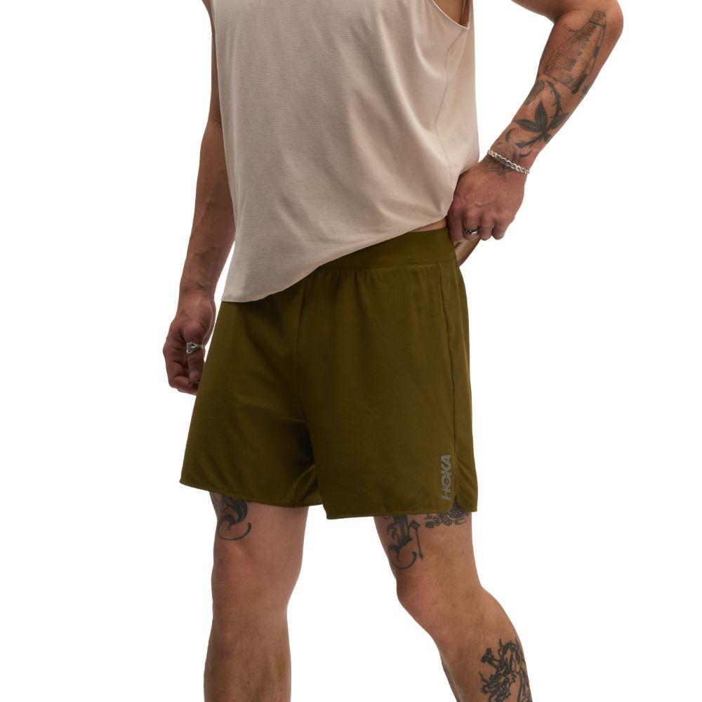HOKA GLIDE SHORT 5INCH BRIEF Men กางเกงวิ่งผู้ชาย