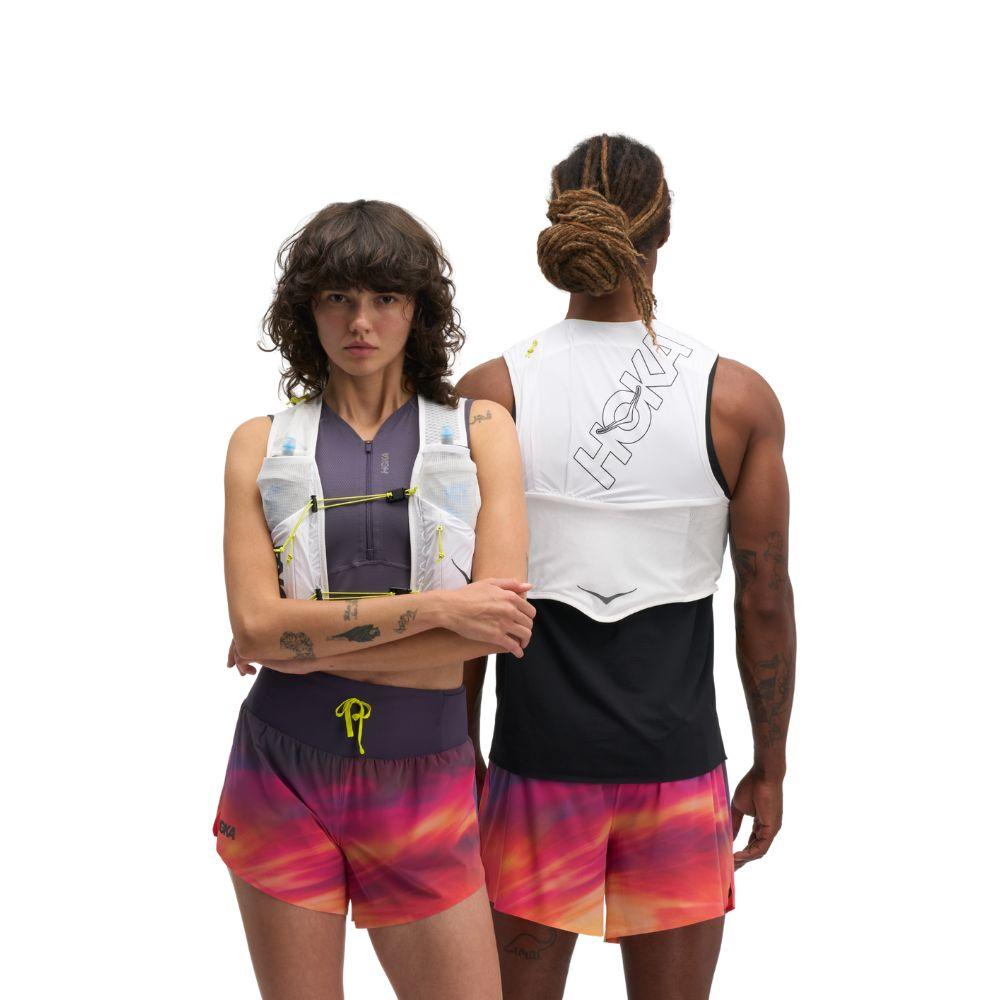 HOKA HOKA TRAIL RUN VEST 8L Unisex เป้น้ำขนาด 8 ลิตรสำหรบผู้ชายและผู้หญิง
