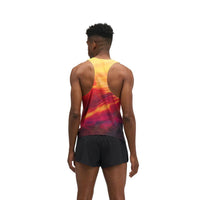 HOKA RACE DAY SINGLET TR PRT Men เสื้อกล้ามผู้ชาย