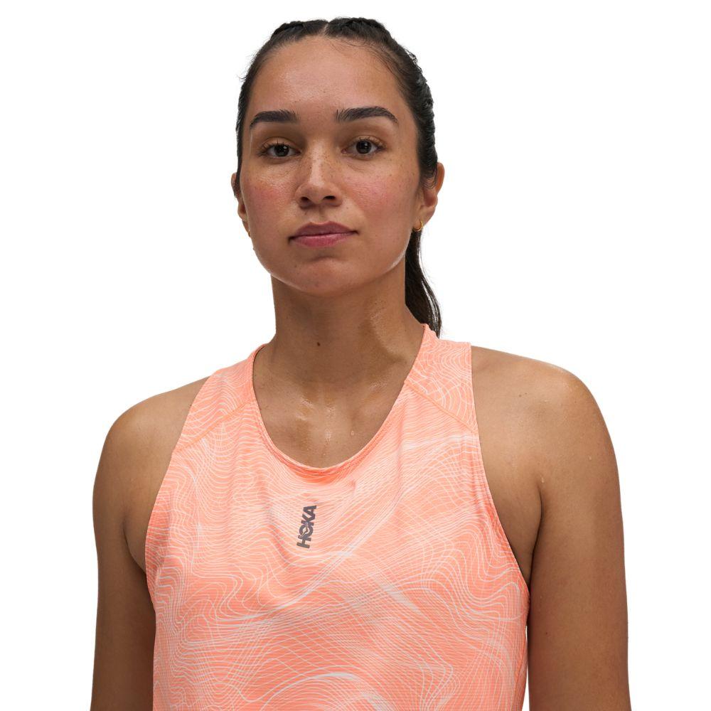 EVERYRUN TANK CLF PRT เสื้อวิ่งกล้ามผู้หญิง